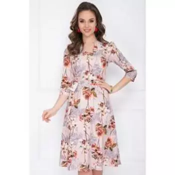 Платье женское «Паолино пич», размер 48