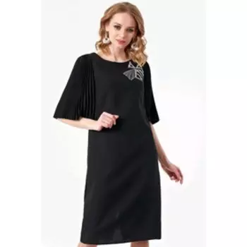 Платье женское, размер 42, цвет чёрный
