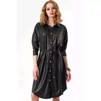 Платье женское, размер 42, цвет чёрный