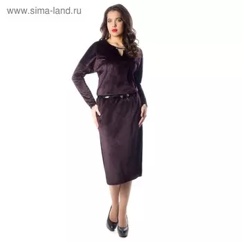 Платье женское, размер 42, цвет фиолетовый