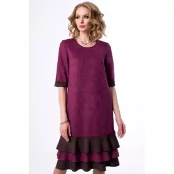 Платье женское, размер 42, цвет фуксия