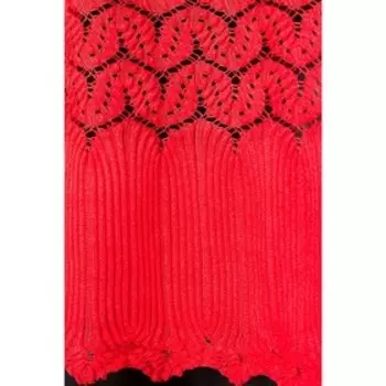 Платье женское, размер 42, цвет красный