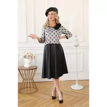 Платье женское, размер 42, цвет серый