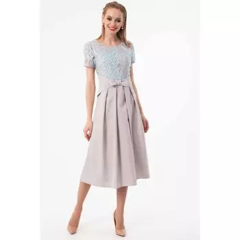 Платье женское, размер 42, цвет серый