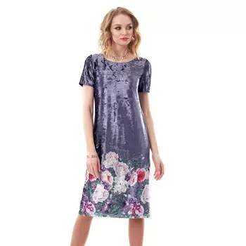 Платье женское, размер 42, цвет серый