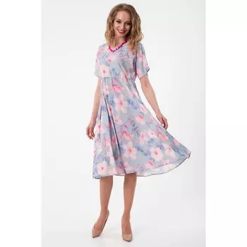 Платье женское, размер 42, цвет серый