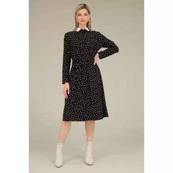 Платье женское, размер 44, цвет черный