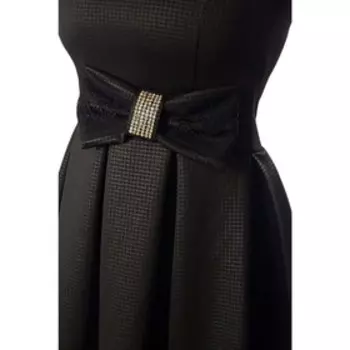 Платье женское, размер 44, цвет чёрный