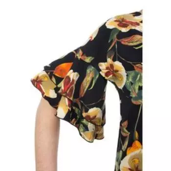 Платье женское, размер 44, цвет чёрный