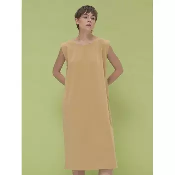 Платье женское, размер 44, цвет песочный