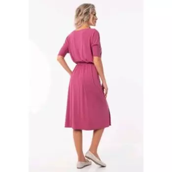 Платье женское, размер 44, цвет розовый