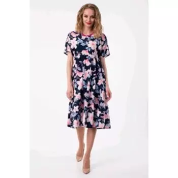 Платье женское, размер 44, цвет синий