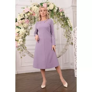 Платье женское, размер 44, цвет сиреневый