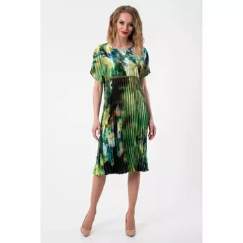 Платье женское, размер 44, цвет зелёный