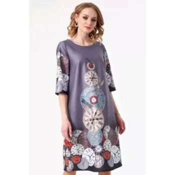Платье женское, размер 46, цвет фиолетовый