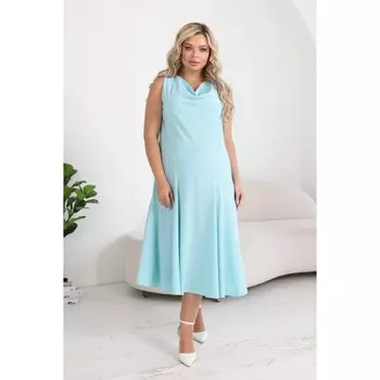 Платье женское, размер 46, цвет мятный