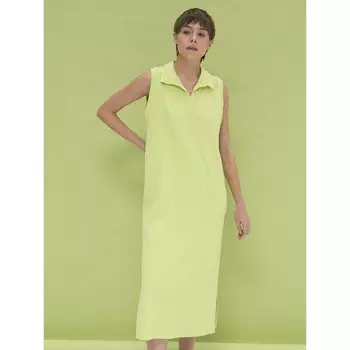 Платье женское, размер 46, цвет салатовый