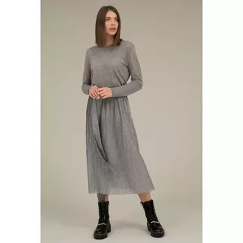 Платье женское, размер 46, цвет серый