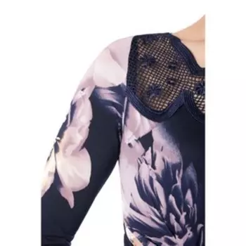 Платье женское, размер 46, цвет синий