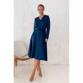 Платье женское, размер 46, цвет синий 5075