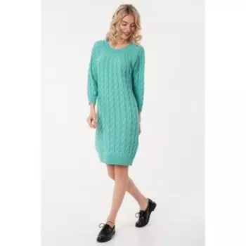 Платье женское, размер 46, цвет зелёный