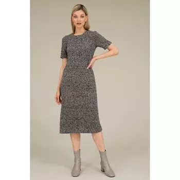 Платье женское, размер 48, цвет черный