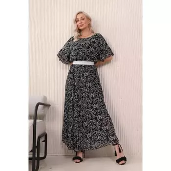 Платье женское, размер 48, цвет чёрный