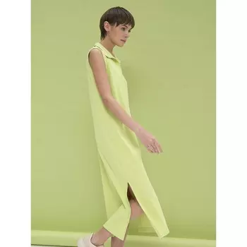 Платье женское, размер 48, цвет салатовый