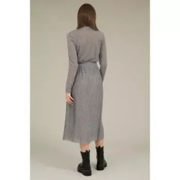 Платье женское, размер 48, цвет серый