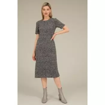 Платье женское, размер 50, цвет черный