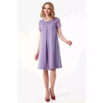Платье женское, размер 50, цвет сиреневый