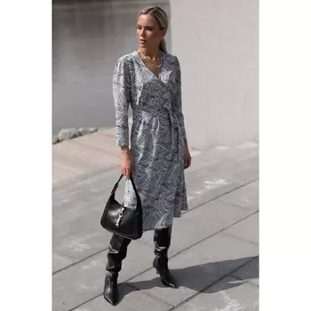 Платье женское, размер 52, цвет черный