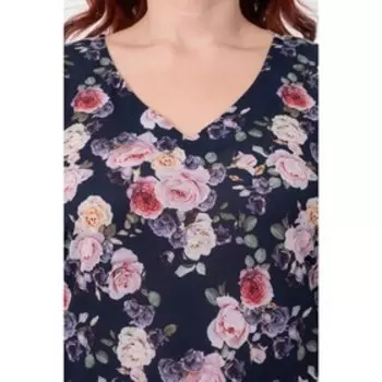 Платье женское, размер 52, цвет синий