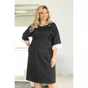 Платье женское, размер 54, цвет чёрный