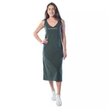 Платье женское, размер 54, цвет хаки