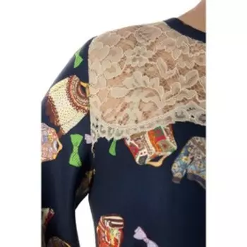 Платье женское, размер 54, цвет синий