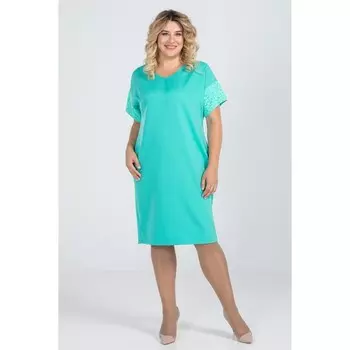 Платье женское, размер 54, цвет светло-зелёный