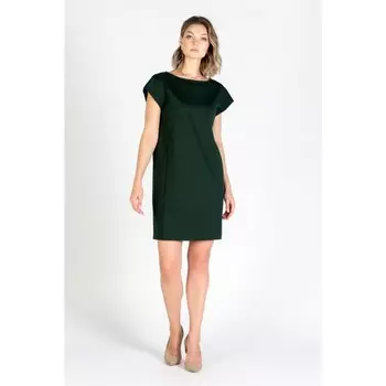 Платье женское, размер 56, цвет зелёный