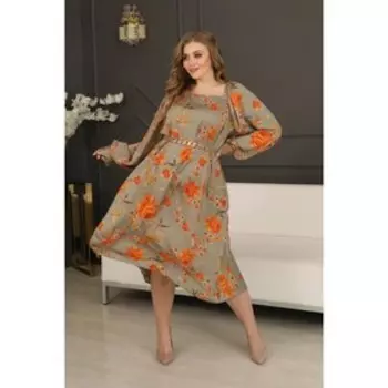 Платье женское, размер 58