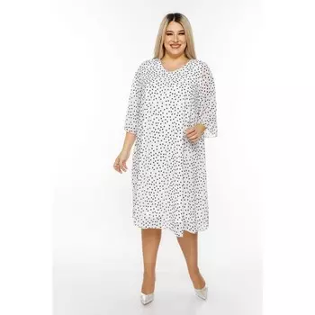 Платье женское, размер 58, цвет белый