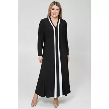 Платье женское, размер 58, цвет чёрный