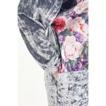 Платье женское, размер 58, цвет серый