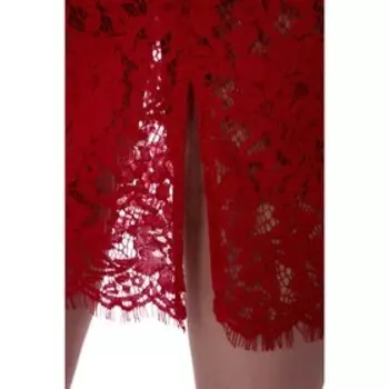 Платье женское, размер 60, цвет красный