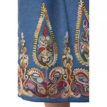 Платье женское, размер 60, цвет синий