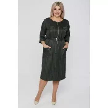 Платье женское, размер 60, цвет зелёный