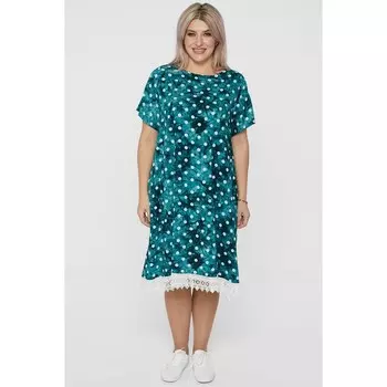 Платье женское, размер 62, цвет светло-зелёный