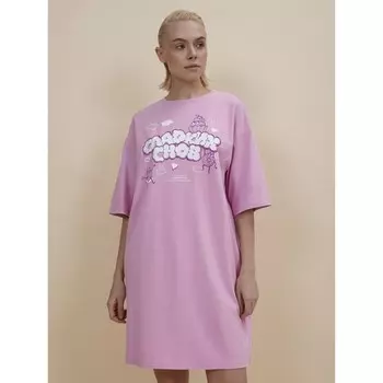 Платье женское, размер L, цвет розовый