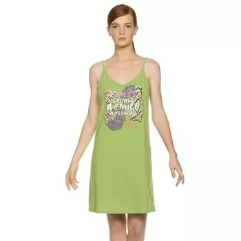 Платье женское, размер S, цвет яблочный