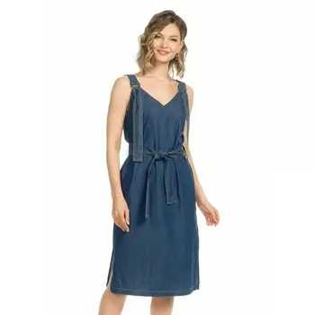 Платье женское, размер XS, цвет тёмно-синий