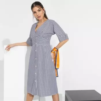 Платье женское «С корабля на подиум», размер 48